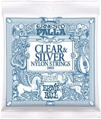 Ernie Ball EP 2403 Nylon Clear & Silver Classical Guitar Strings