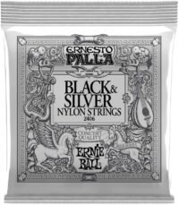 Ernie Ball Ernesto Palla Black and Silver Nylon Classical Guitar Strings