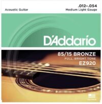 D'Addario Acoustic Guitar Strings  85/15 Bronze 12-54