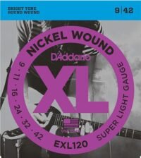 D'Addario EXL120 Electric Guitar Strings 9-42